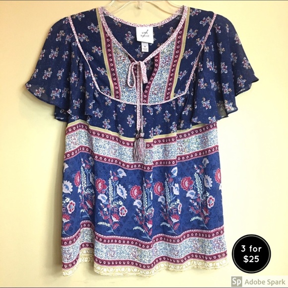 Knox Rose Tops - KNOX ROSE blouse - Size Medium - NEW!!!